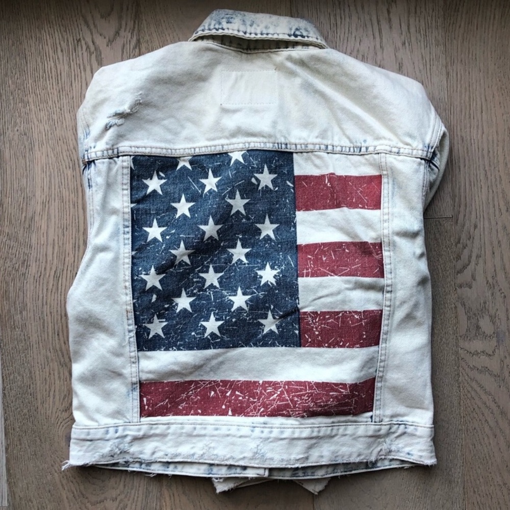 NWT Blank NYC denim USA jacket 🇱🇷 - Picture 5 of 7
